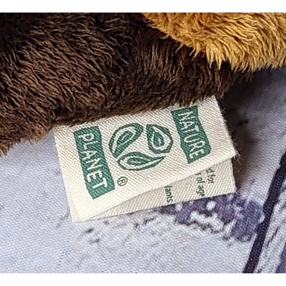 7" Vintage NATURE PLANET Red Panda Cute Cuddle Furry Animal Plush 1990s - Picture 4 of 4